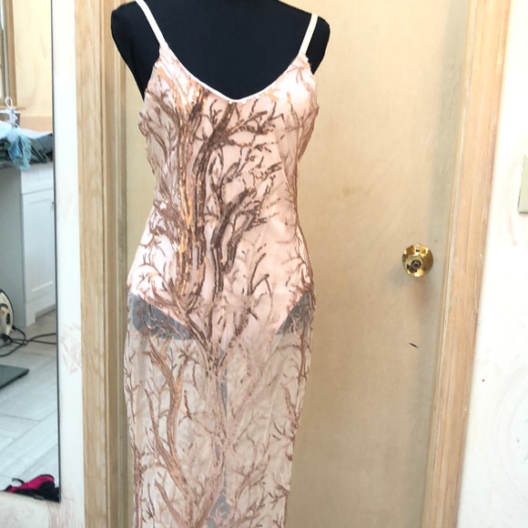 Sheer mesh body suite midi Fits 6-8 - Picture 6 of 8